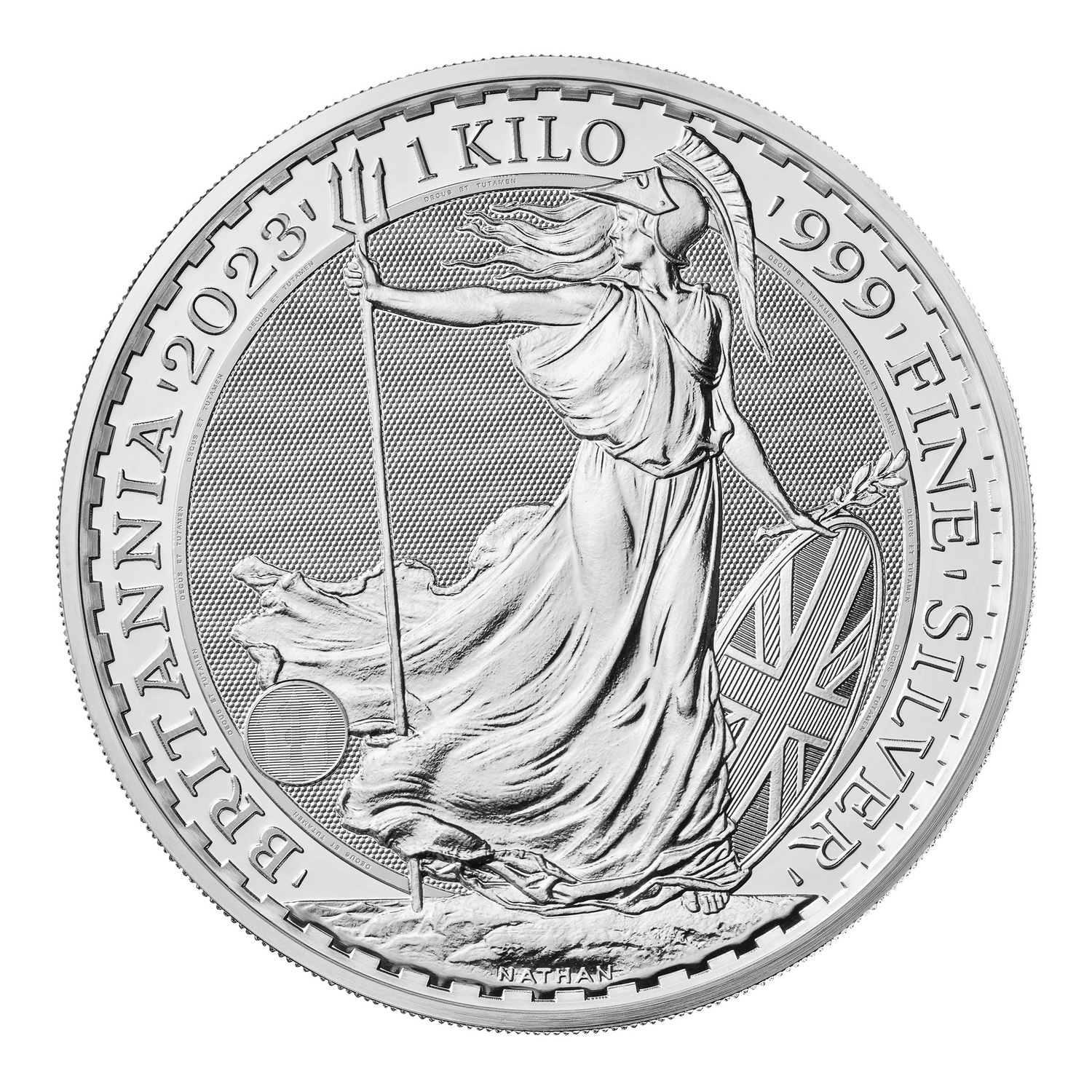 (W185.500.P.2023.UKB23S1KC) 500 Pounds United Kingdom 2023 1 kilo silver - Britannia Reverse (zoom)