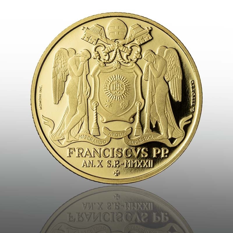 (EUR19.Proof.2022.CN1641) 50 euro Vatican 2022 Proof gold - Antonio Canova Obverse (zoom)