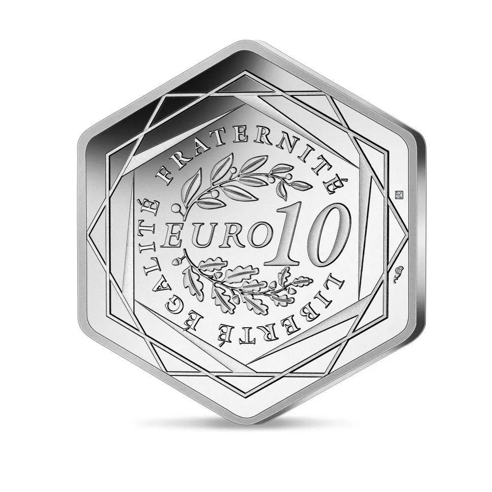(EUR07.10.E.2023.10041372710005) 10 euro France 2023 silver - Paris Olympic Games Reverse (zoom)