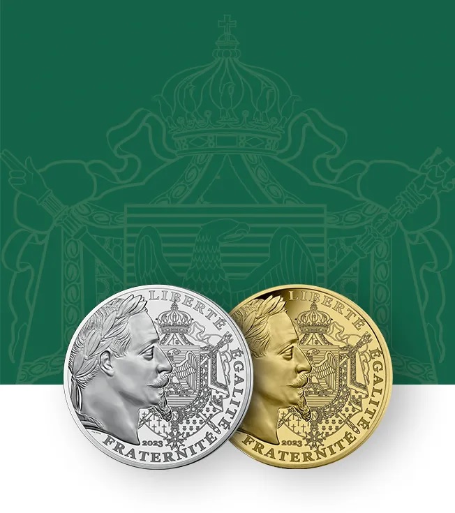 (EUR07.BU.2023.10041373300001) 250 € France 2023 BU gold - Napoléon III (blog illustration) (zoom)