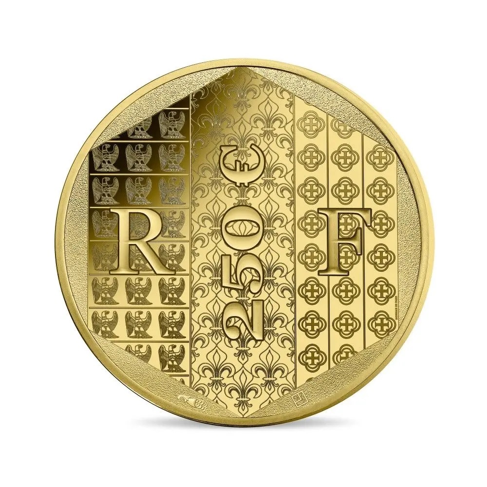 (EUR07.BU.2023.10041373300001) 250 euro France 2023 BU gold - Napoléon III Reverse (zoom)