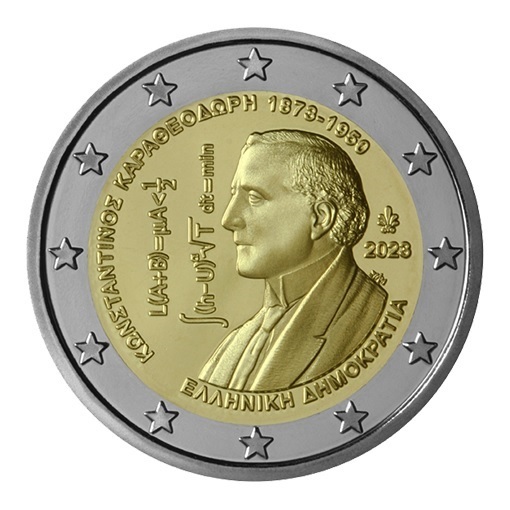 (EUR08.2.E.2023.2) 2 euro Greece 2023 - Constantin Carathéodory Obverse (zoom)