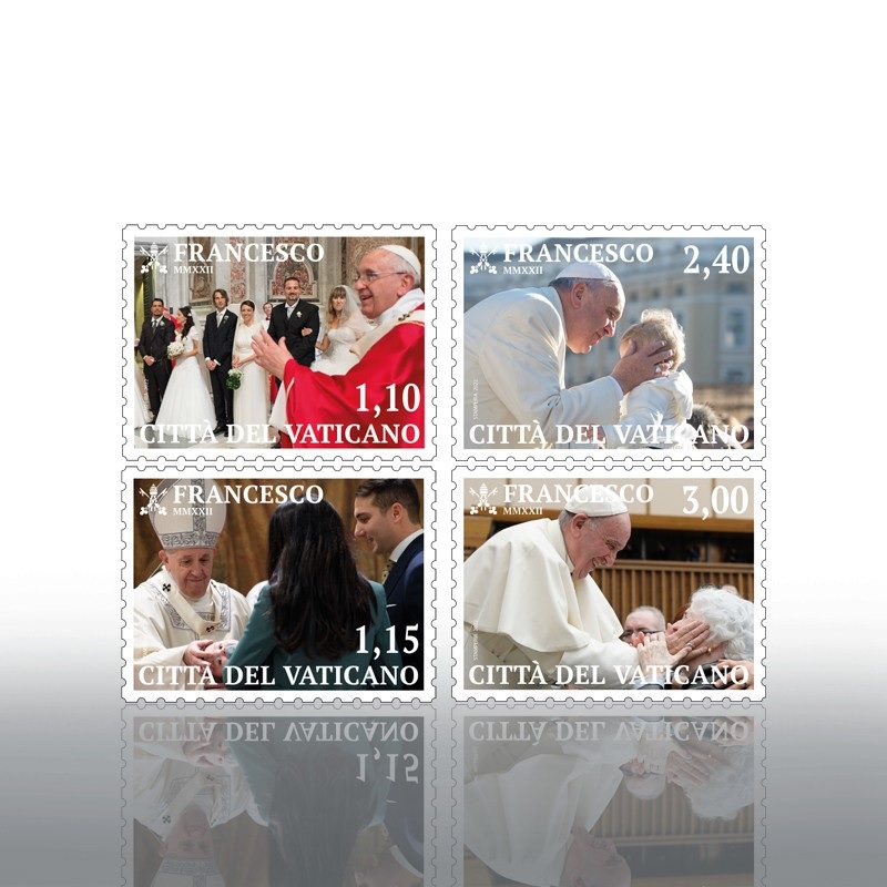 (EUR19.BU.2022.CN1634) Stamp & coin card 50 cent Vatican 2022 BU & 3€ - Grandparents (blog illustration) (zoom)