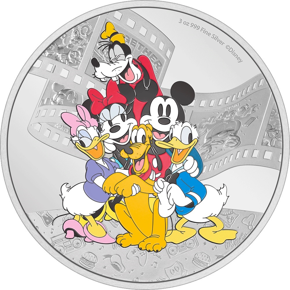 (W160.10.D.2023.30-01411) 10 Dollars Niue 2023 3 oz Proof silver - Mickey Mouse Reverse (zoom)