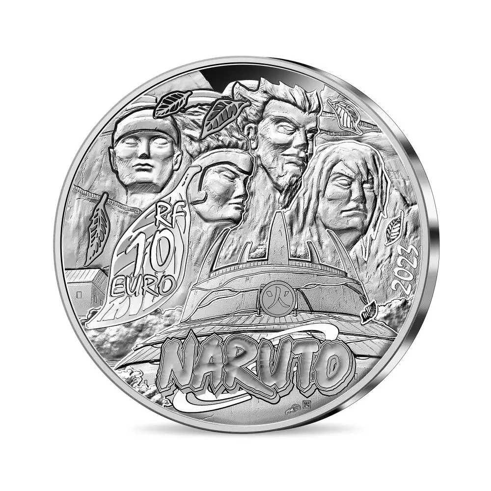 (EUR07.Proof.2023.10041375080000) 10 euro France 2023 Proof silver - Naruto Reverse (zoom)