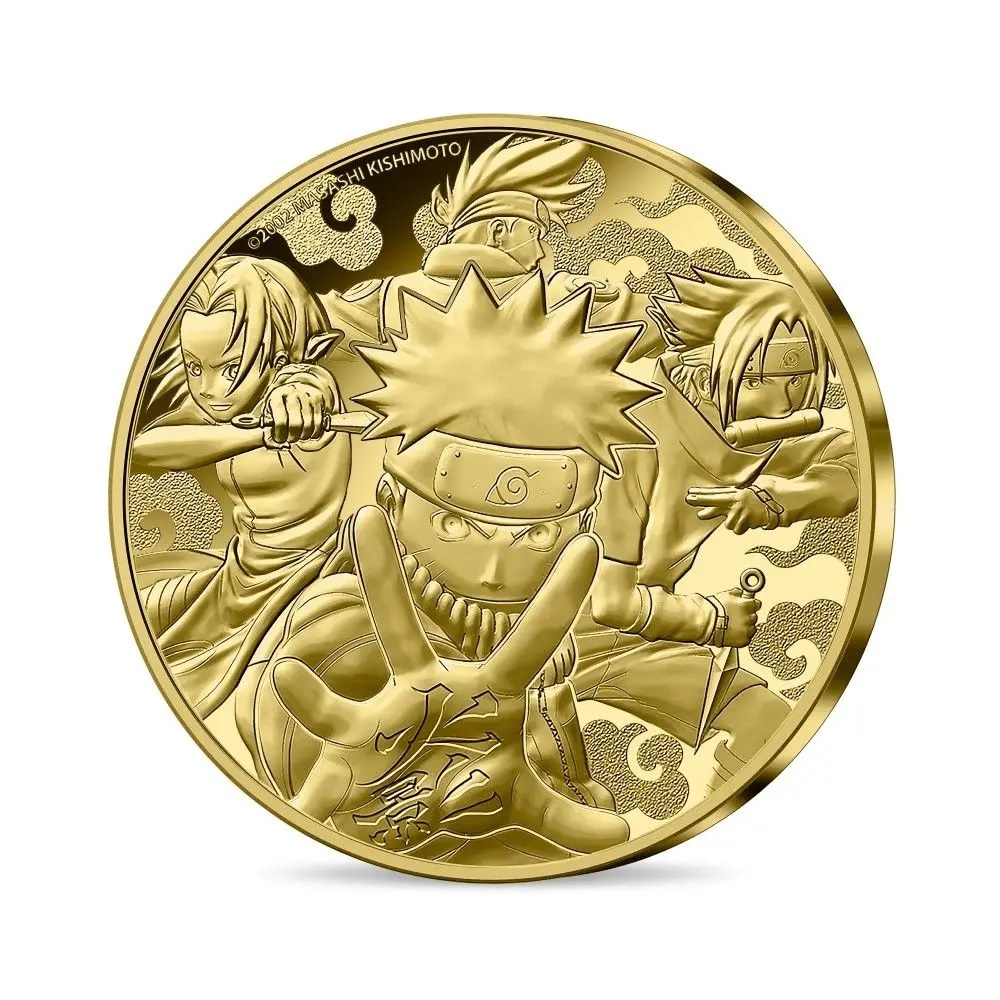 (EUR07.Proof.2023.10041375090000) 50 euro France 2023 Proof gold - Naruto Obverse (zoom)