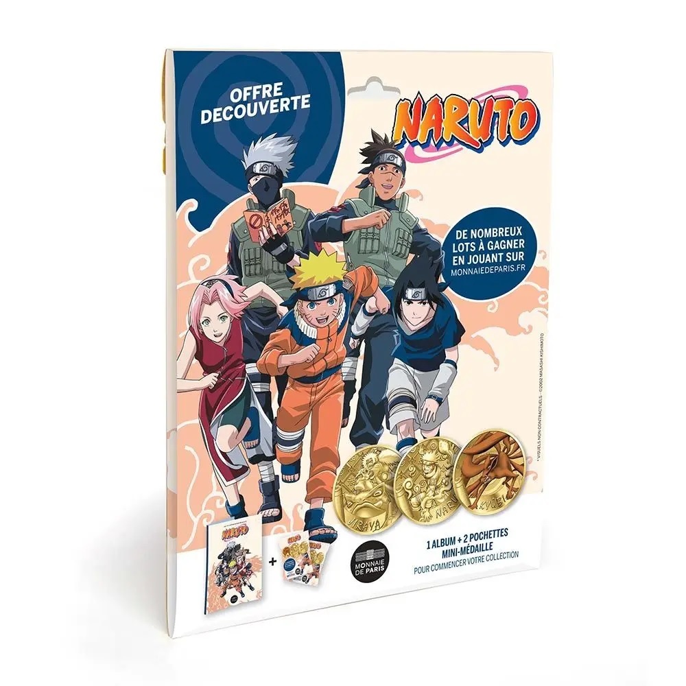 (MAT.MDP.album.10011375160000) Collection starter Monnaie de Paris - Tokens Naruto (zoom)