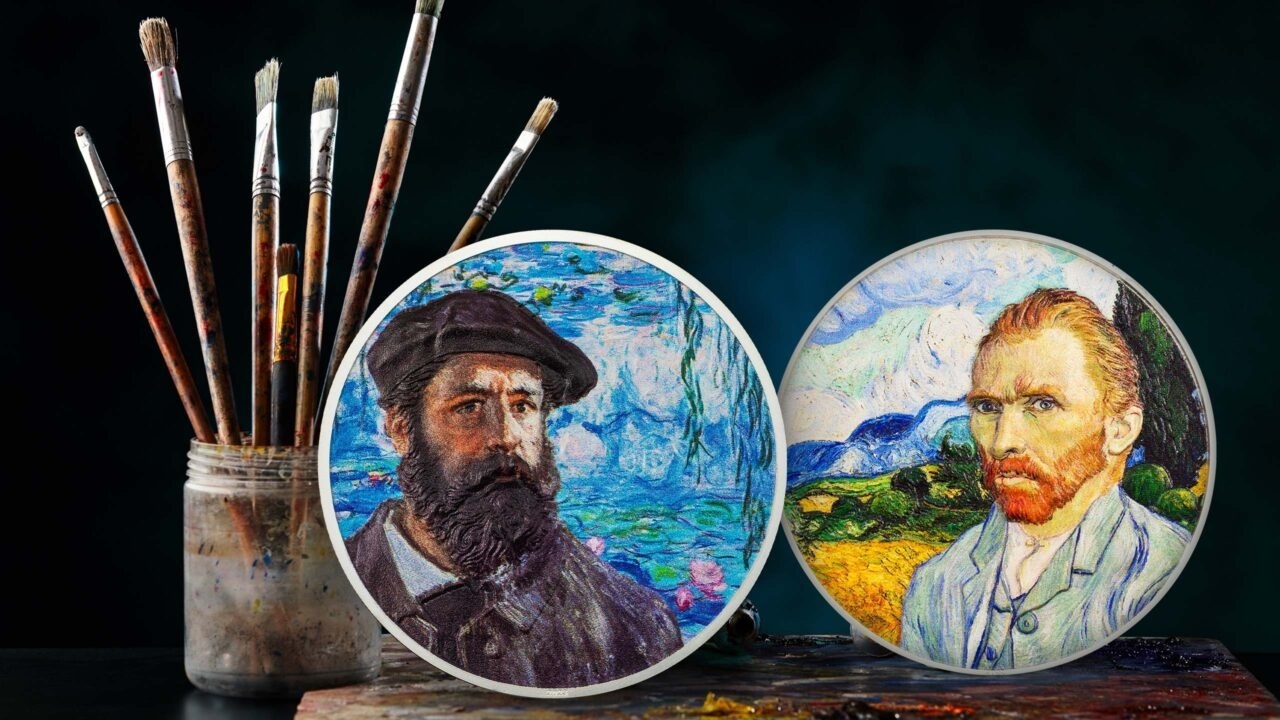 (W099.10.D.2023.30204) Cook Islands 10 Dollars Claude Monet 2023 - Proof silver (blog illustration) (zoom)