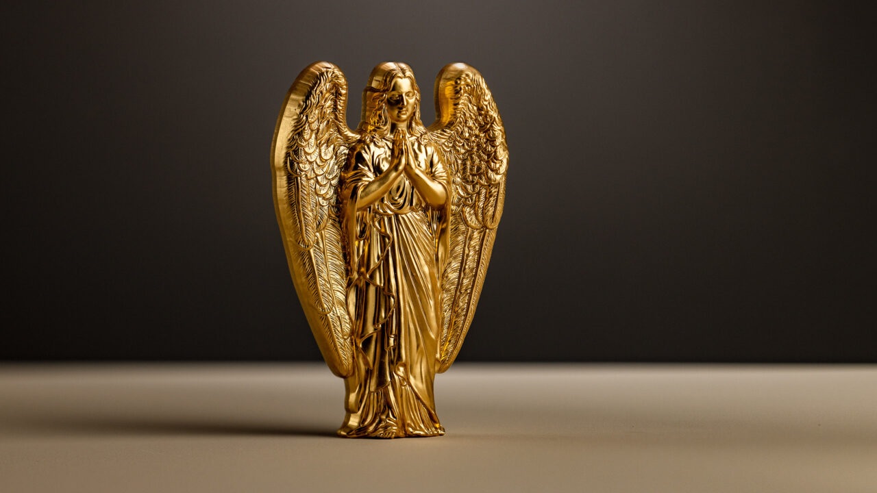 (W099.20.D.2023.30193) 20 Dollars Angel of Mercy 2023 - Silk finish silver (blog illustration) (zoom)