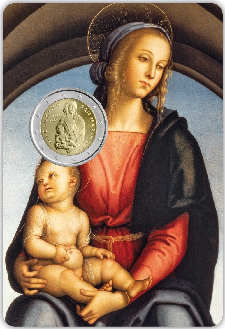 2 € San Marino 2023 BU - Perugino (card) (zoom)