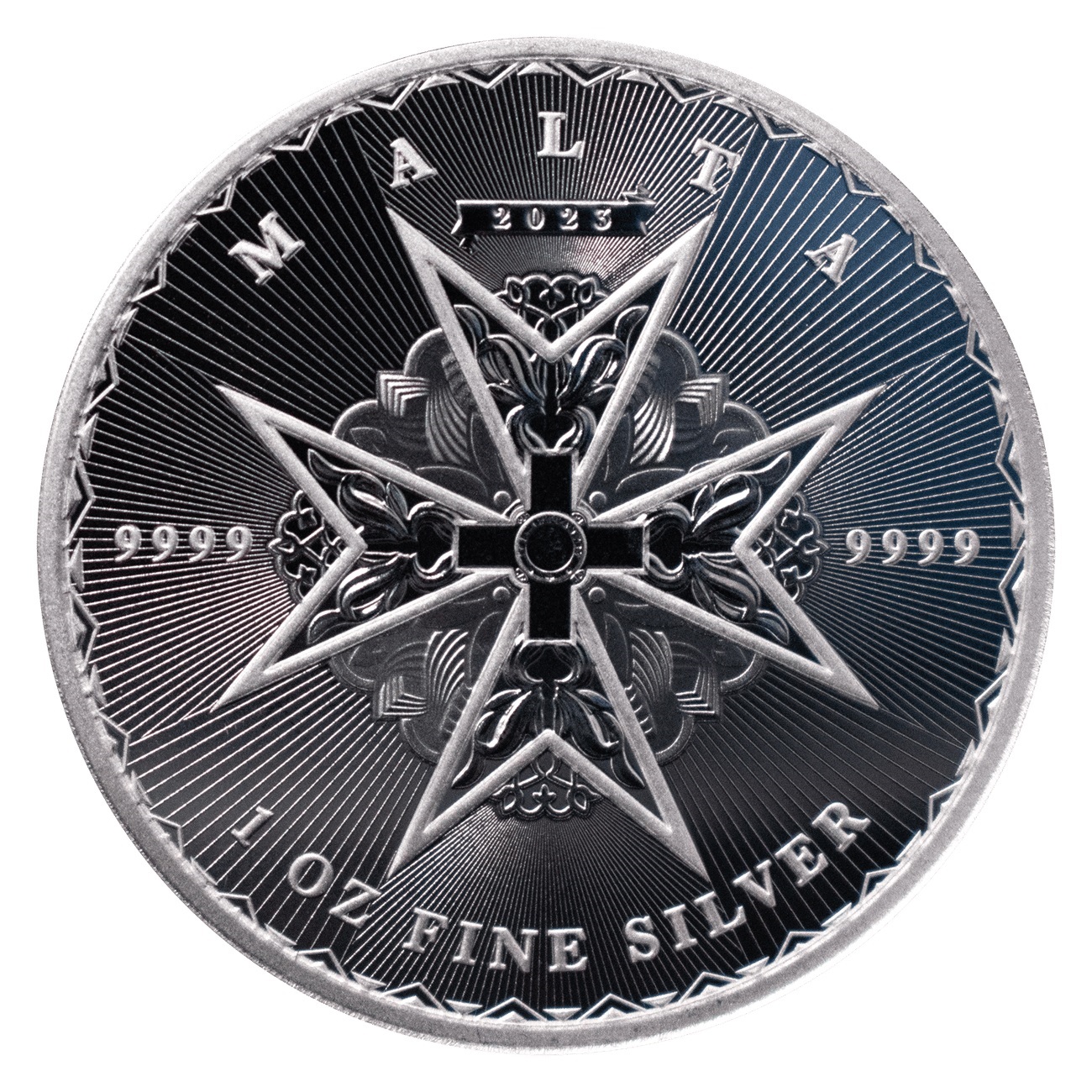 (EUR13.5.E.2023.1.oz.Ag.1) 5 euro Malta 2023 1 oz silver - Maltese Cross Reverse (zoom)