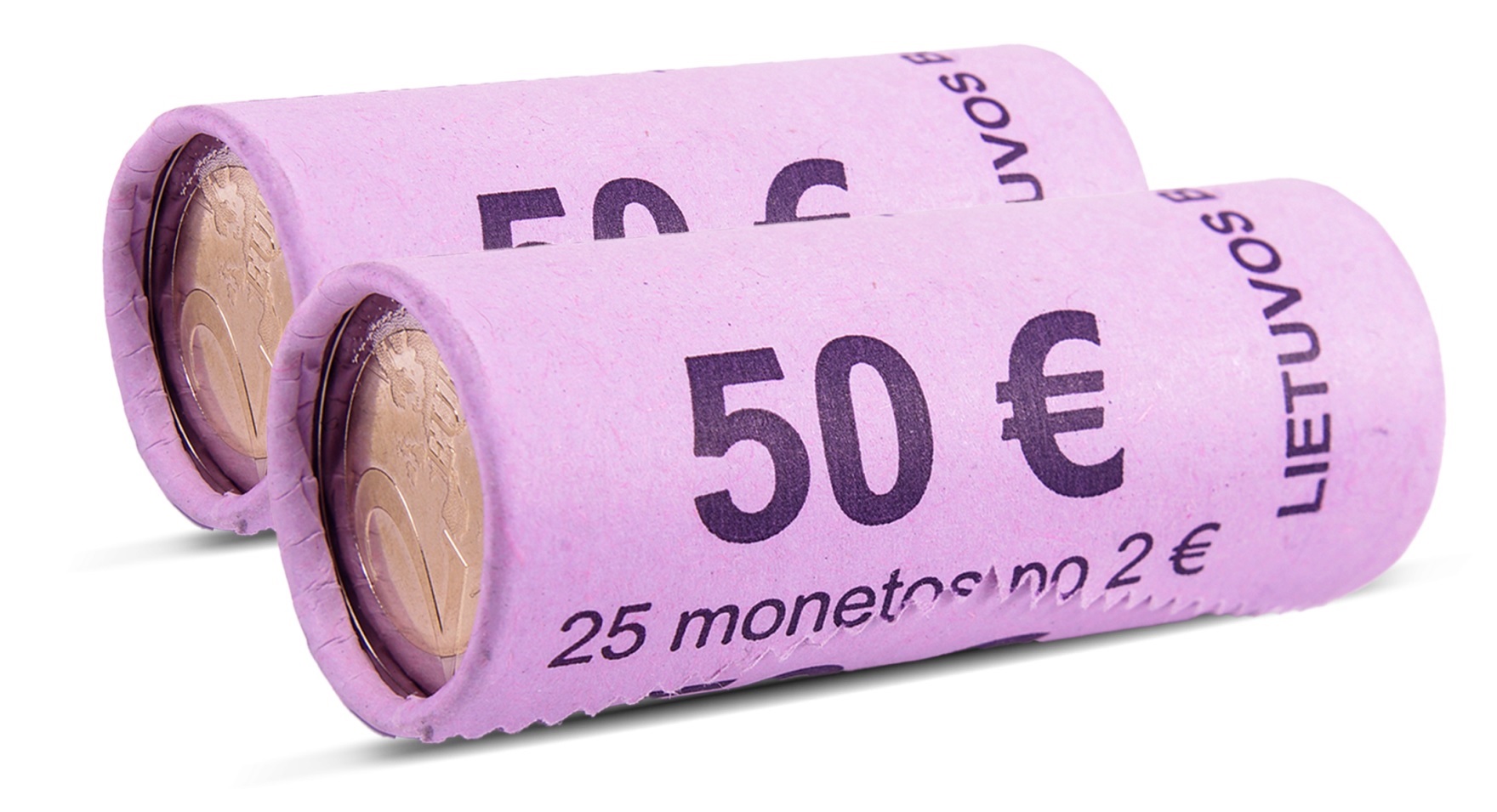 (EUR22.2.E.2023.roll.1) 2 euro roll Lithuania 2023 - Together with Ukraine (zoom)