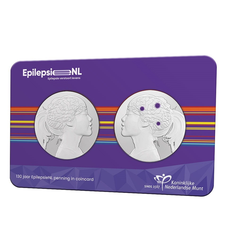 (KNM.2023.0116141) BU copper-nickel medals - EpilepsieNL Front (zoom)