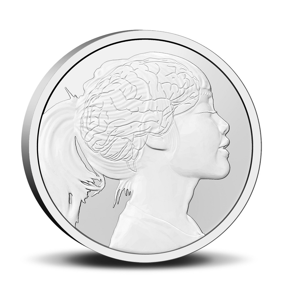 (KNM.2023.0116141) BU copper-nickel medals - EpilepsieNL (first medal obverse) (zoom)