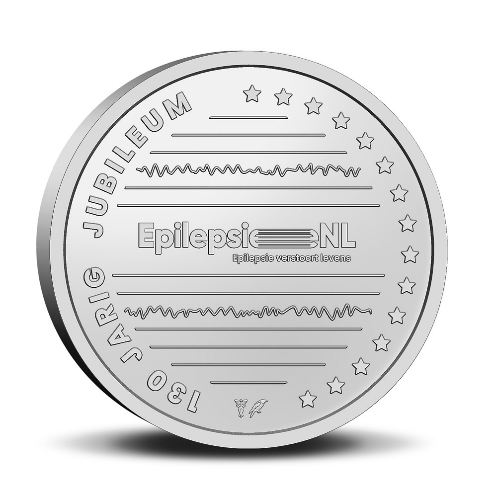 (KNM.2023.0116141) BU copper-nickel medals - EpilepsieNL (first medal reverse) (zoom)