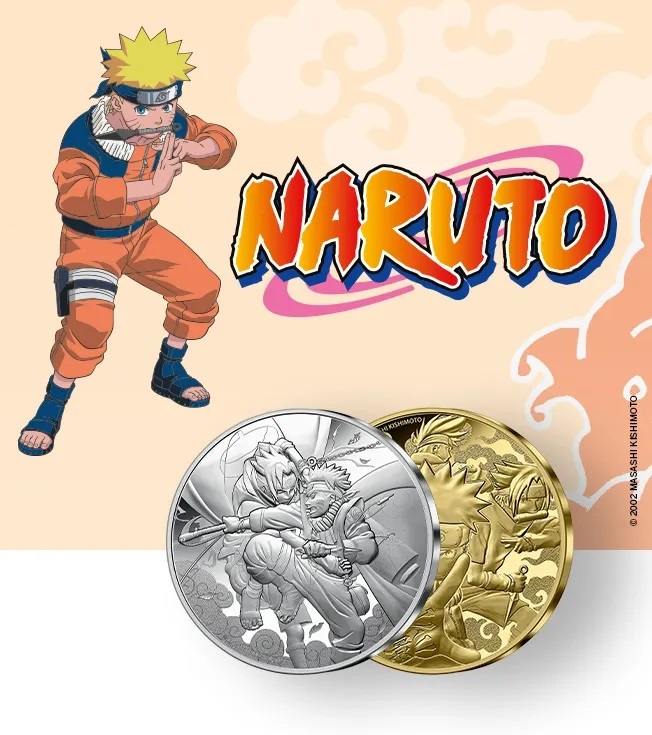 Monnaie de Paris Naruto 2023 (coins) (blog illustration) (zoom)