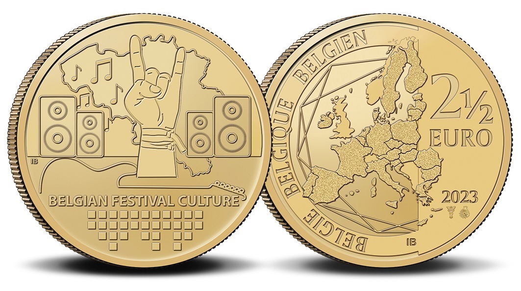 (EUR02.BU.2023.0115979) 2 € and a half Belgium 2023 BU - Belgian festival culture - French legend (zoom)