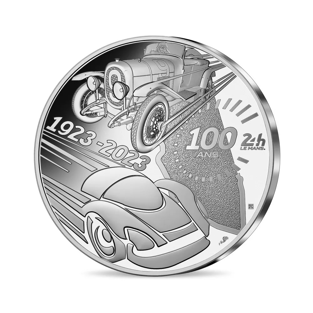 (EUR07.10.E.2023.10041375700005) 10 euro France 2023 silver - 100th anniversary of 24 Hours of Le Mans Obverse (zoom)