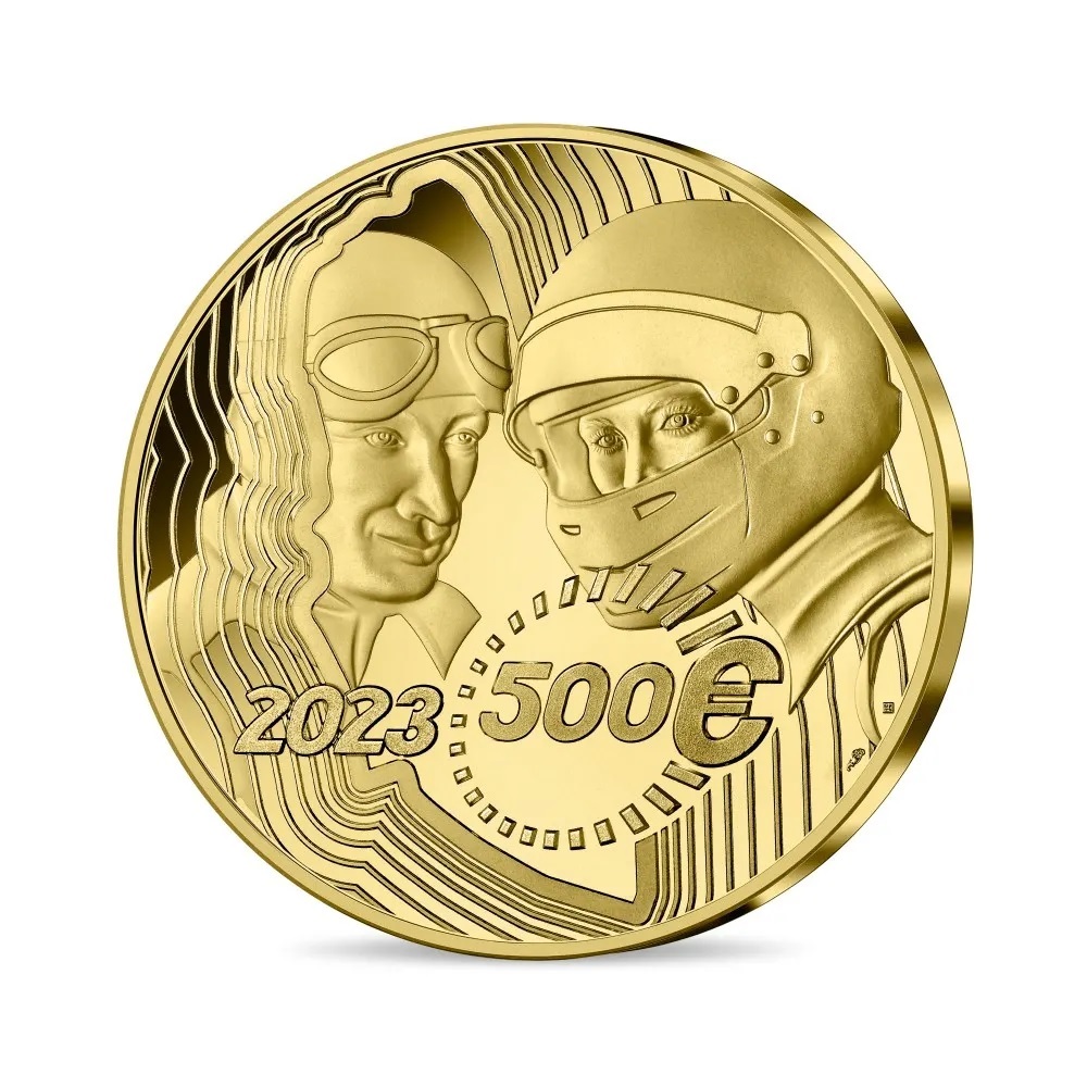 (EUR07.Proof.2023.10041375680000) 500 euro France 2023 Proof gold - 24 Hours of Le Mans Reverse (zoom)