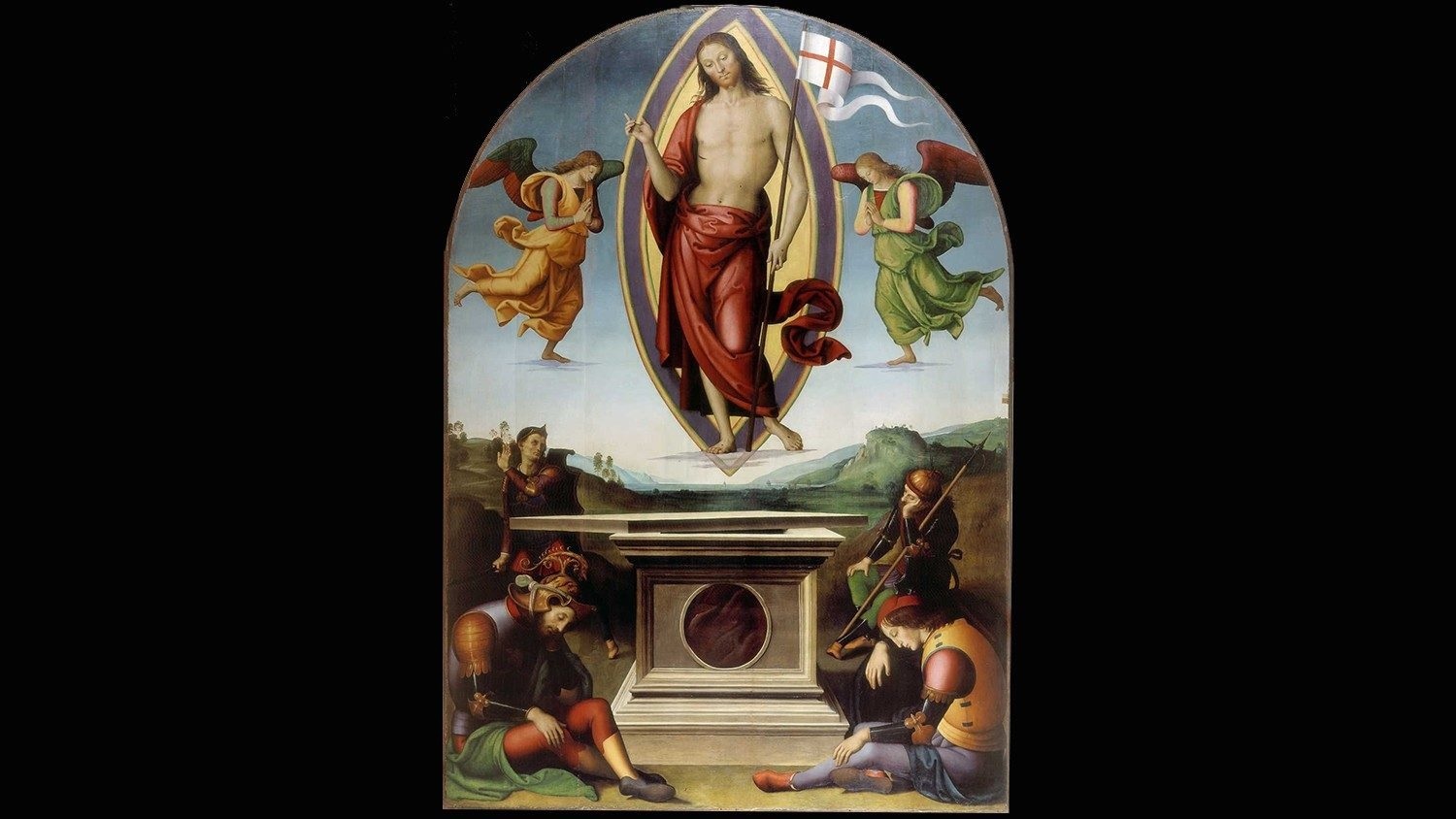 (EUR19.Proof.2023.CN1665) 25 € Vatican 2023 Proof silver - Resurrection of Christ, by Perugino (blog) (zoom)