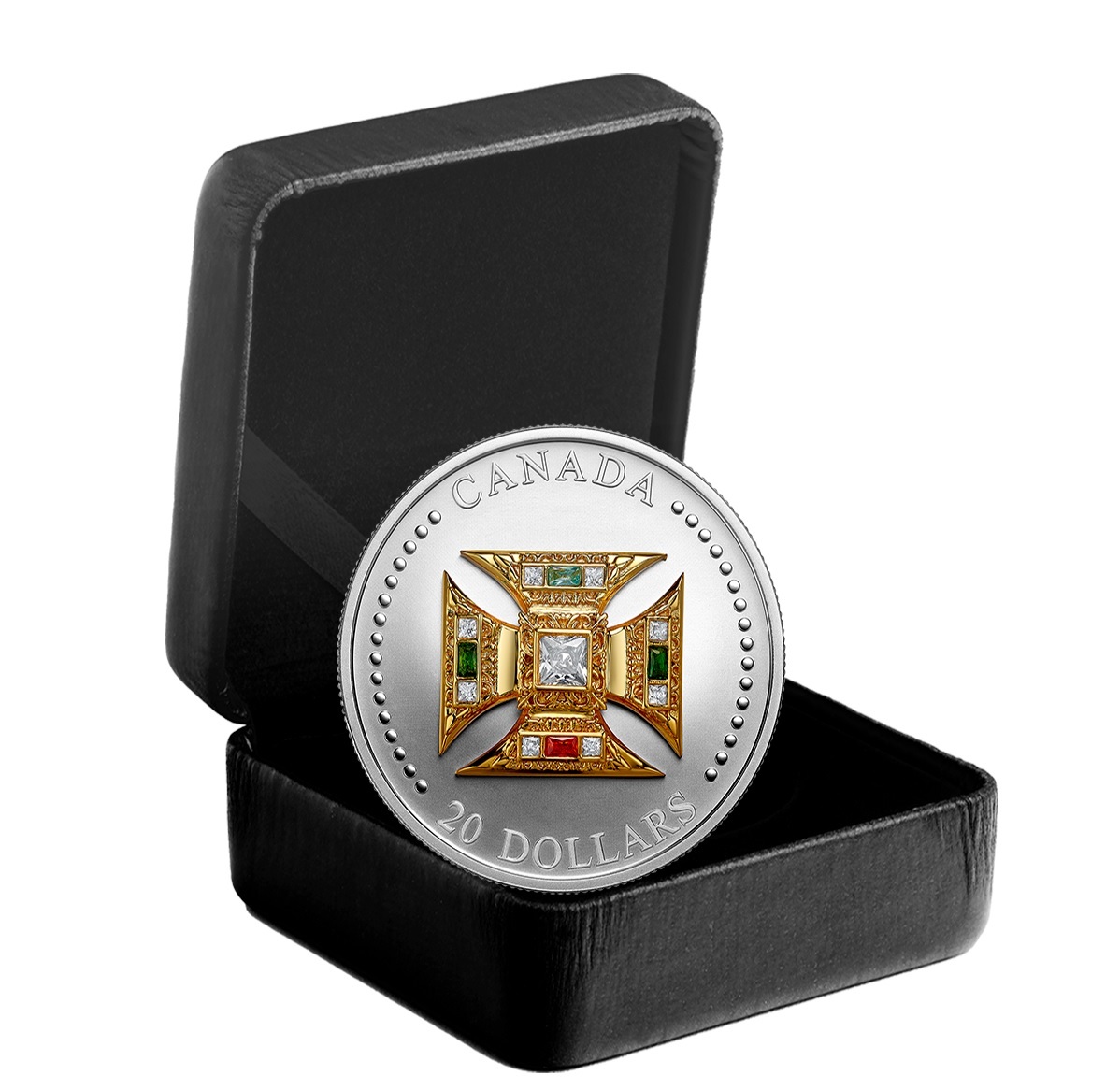 (W037.20.D.2023.206221) Canada 20 $ The St. Edward s Crown 2023 - Matte Proof silver (case) (zoom)