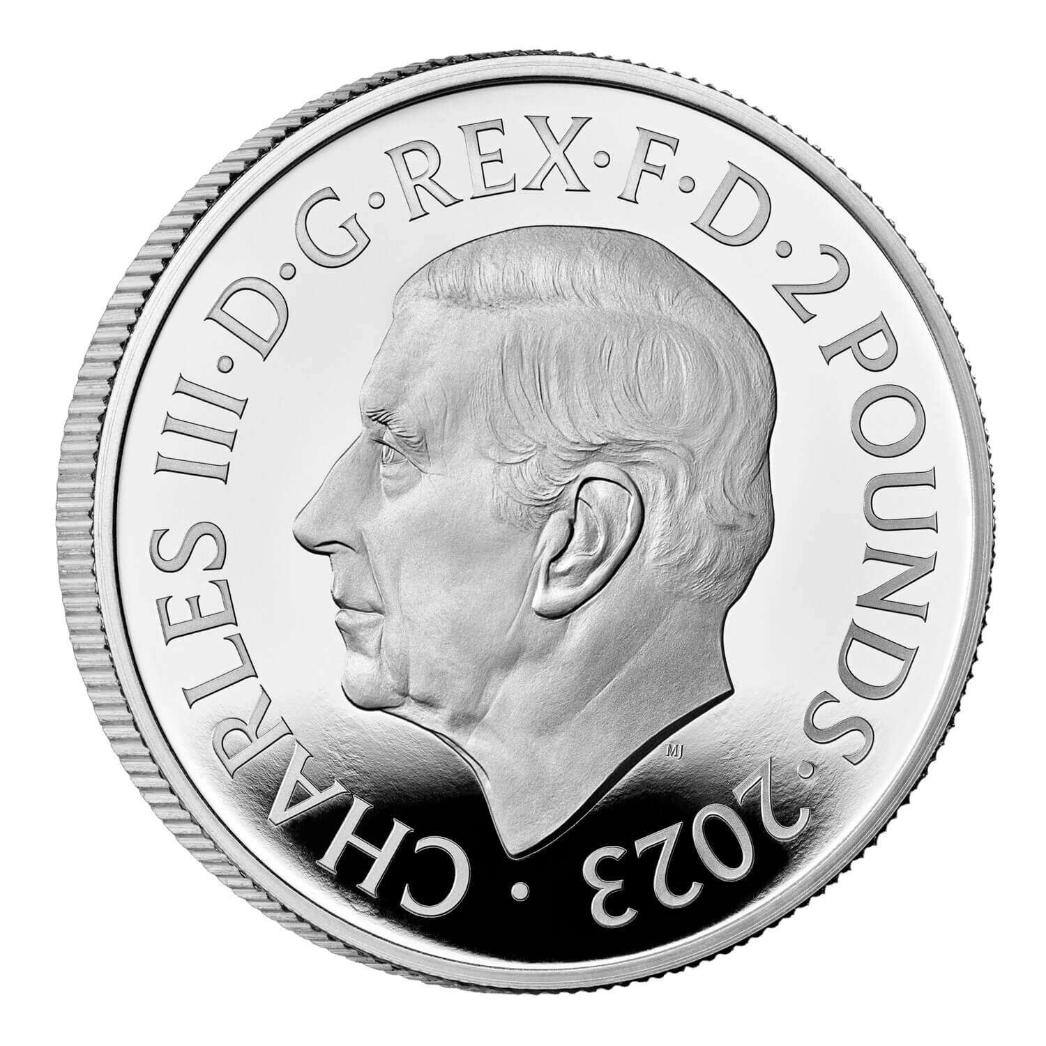 (W185.2.P.2023.BR23S1) 2 Pounds United Kingdom 2023 1 oz Proof silver - The Britannia Obverse (zoom)