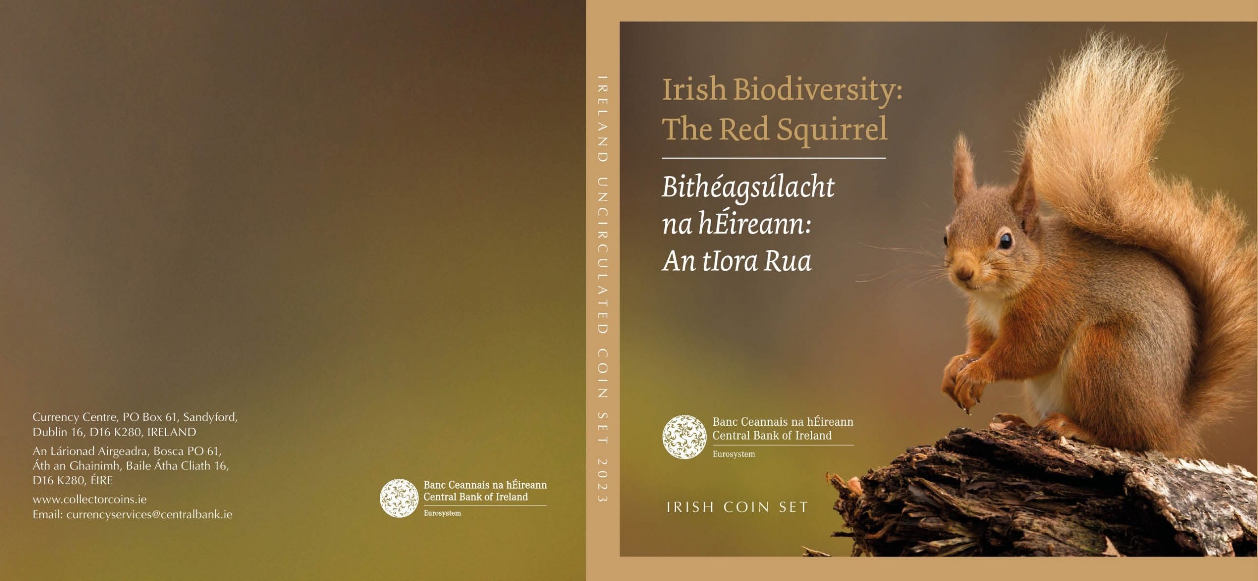 BU coin set Ireland 2023 (Red squirrel) (zoom)