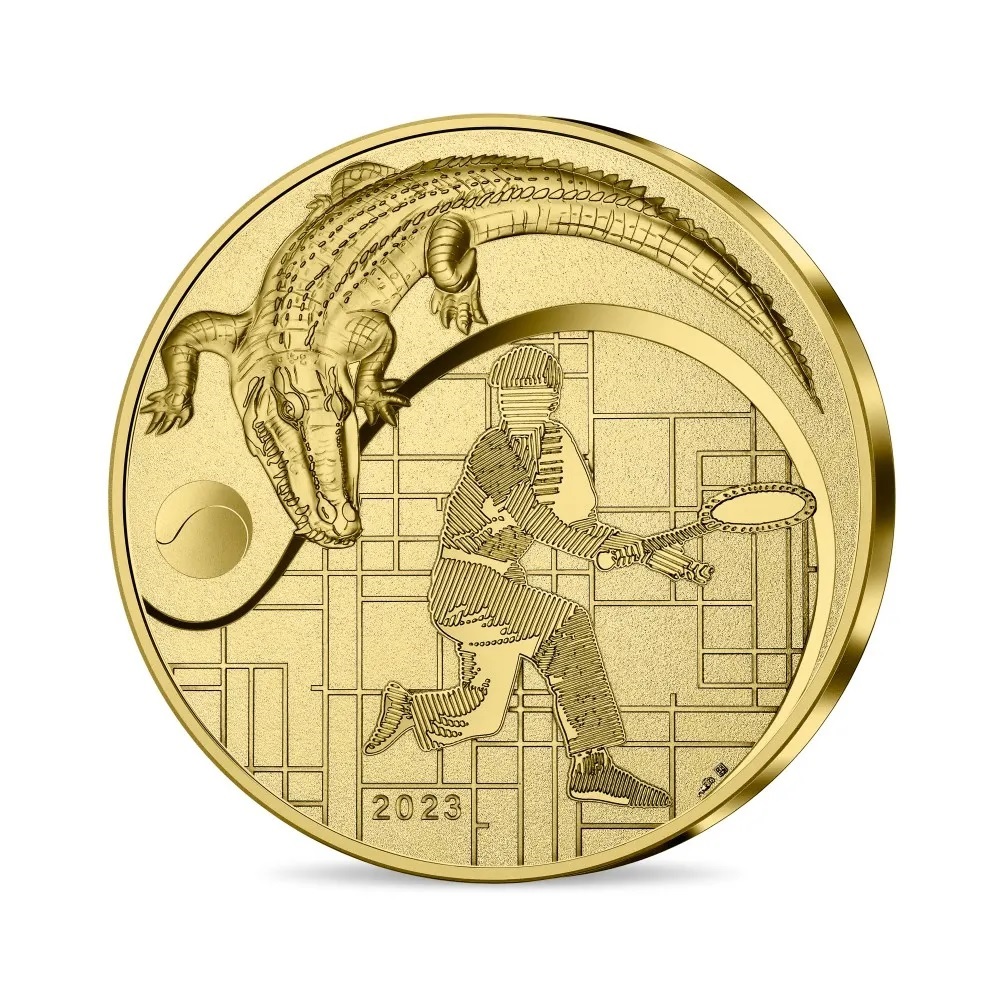(EUR07.Proof.2023.10041378210000) 50 euro France 2023 Proof gold - Lacoste Obverse (zoom)