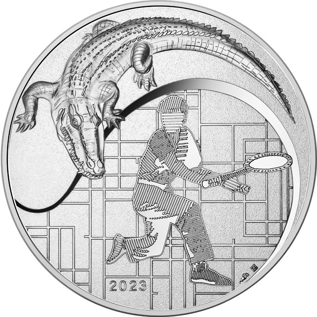 (EUR07.Proof.2023.10041378240000) 10 euro France 2023 Proof silver - Lacoste Obverse (zoom)