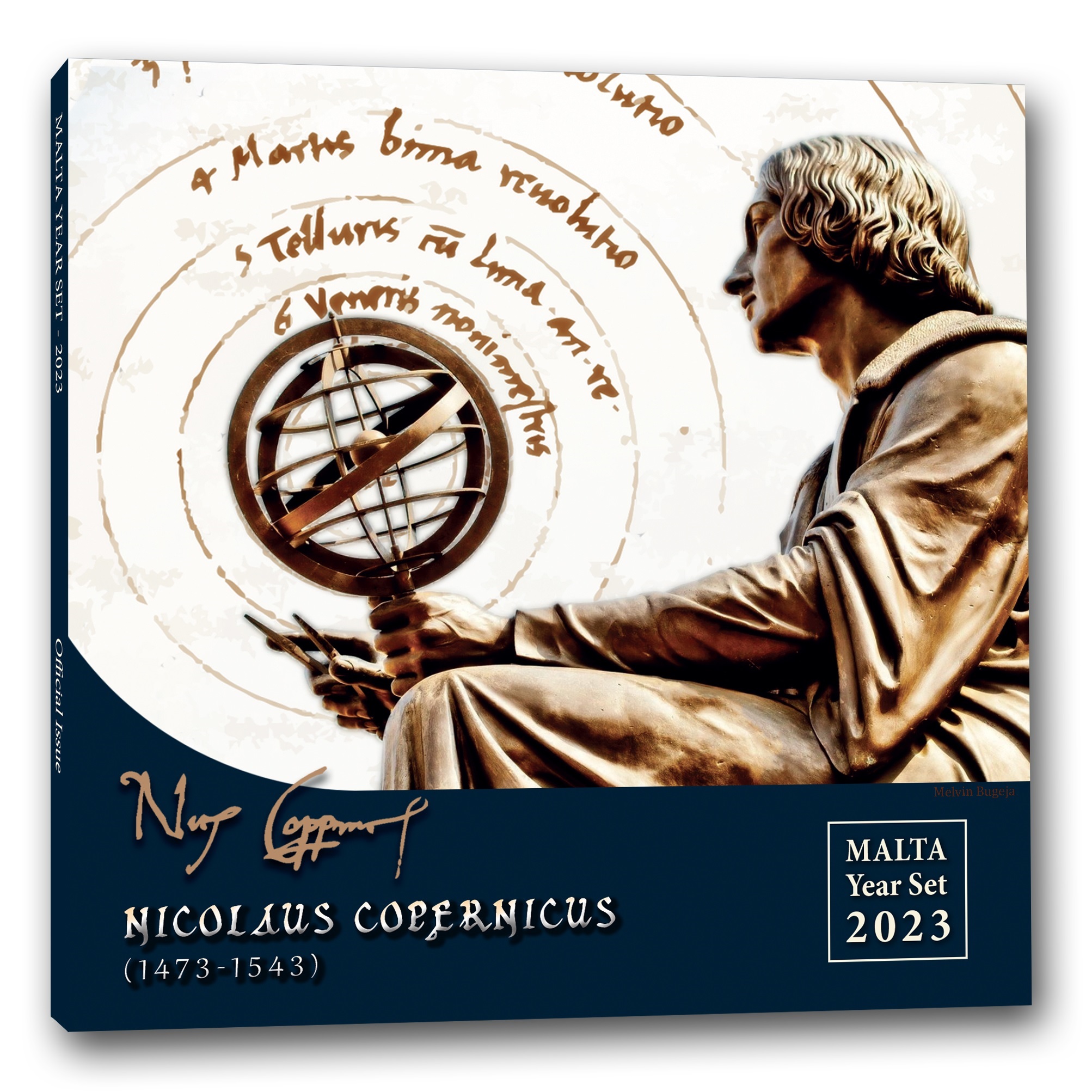 (EUR13.BU.set.2023) BU coin set Malta 2023 (Nicolaus Copernicus)