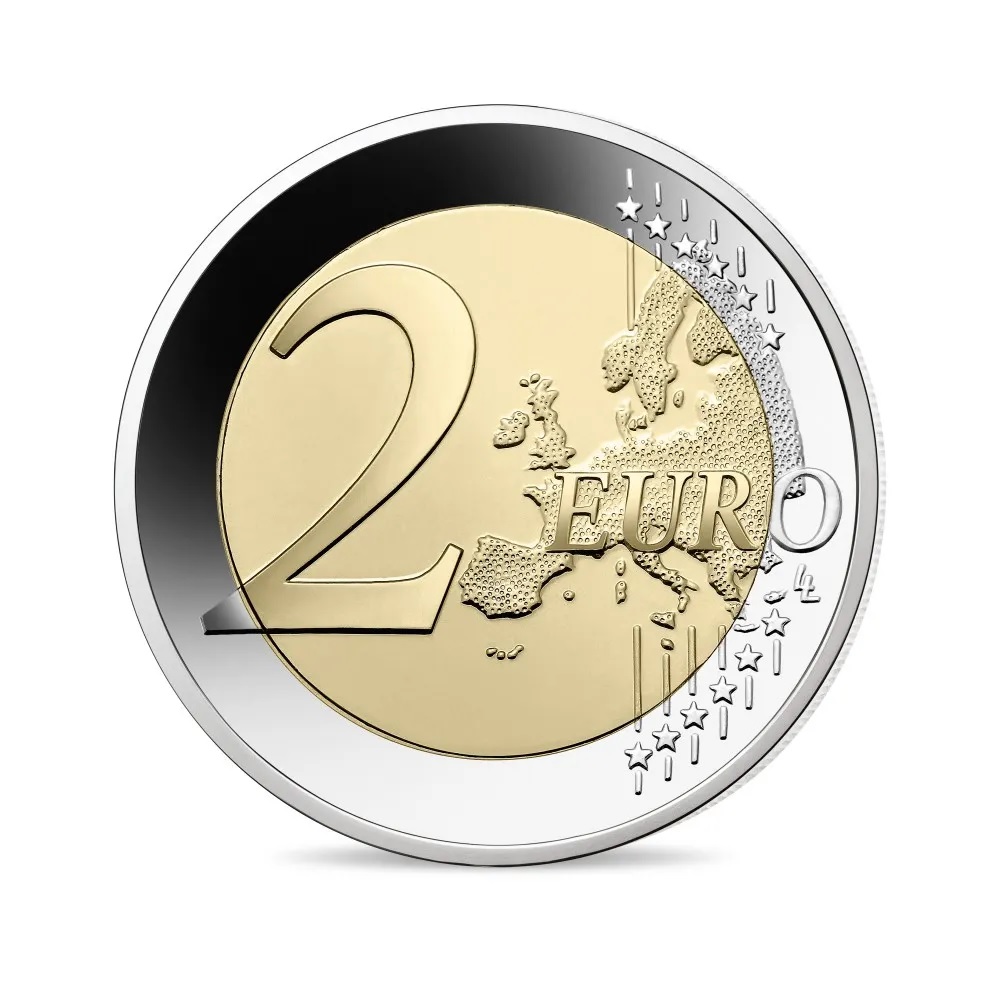(EUR07.Proof.2023.10041380600000) 2 euro France 2023 Proof - Rugby World Cup Reverse (zoom)