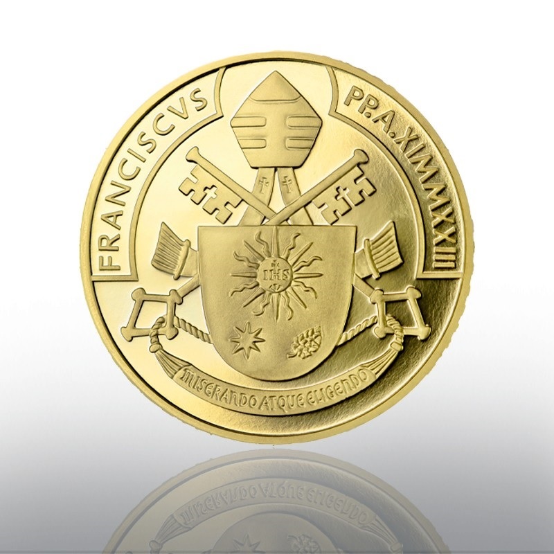 (EUR19.Proof.2023.CN1673) 100 euro Vatican 2023 Proof gold - Declarations of the Second Vatican Council Reverse (zoom)