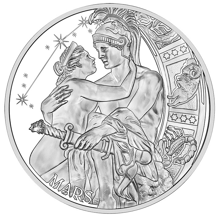 (MED01.Münze.Ö.2023.26284) Silver medal - Calendar 2023 Obverse (zoom)
