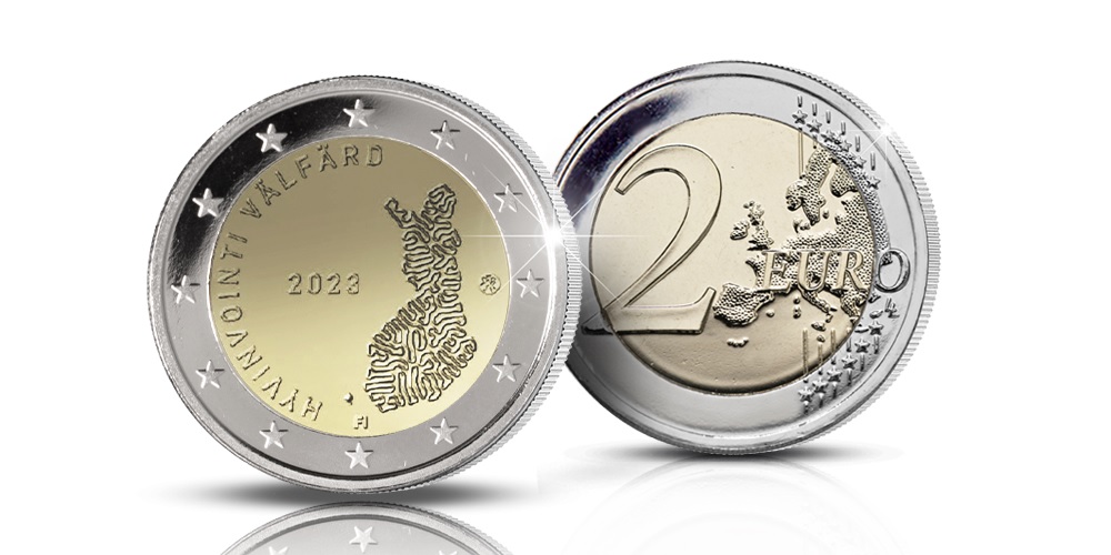 2 euro Finland 2023 Proof - Social and health services as guarantees for citizens well-being (zoom)