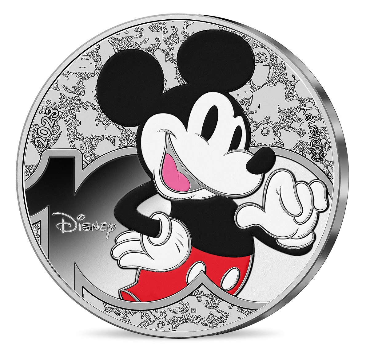 (EUR07.10.E.2023.10041378260005) 10 euro France 2023 silver - Disney Studios 100 Years Obverse (zoom)