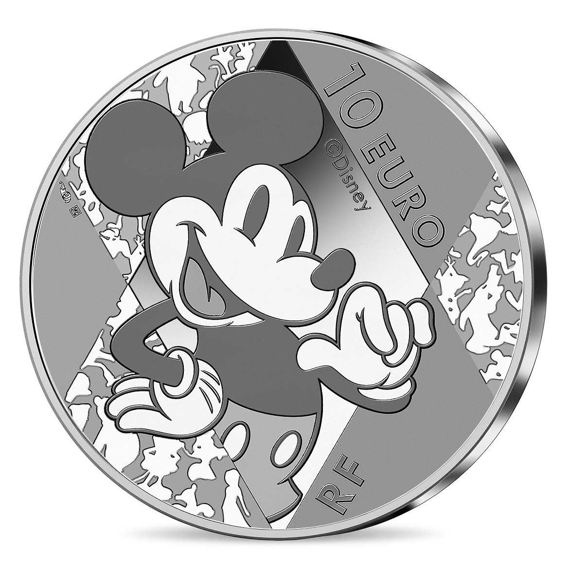 (EUR07.Proof.2023.10041378010000) 10 euro France 2023 Proof silver - Disney Studios 100 Years (Donald Duck) Reverse (zoom)