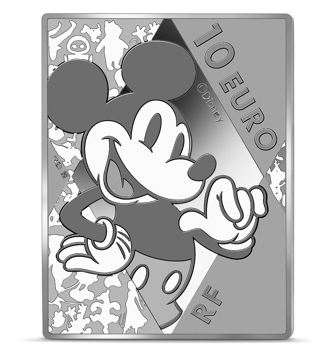 (EUR07.Proof.2023.10041378050000) 10 euro France 2023 Proof silver - Disney Studios 100 Years (Mickey & friends) R (zoom)