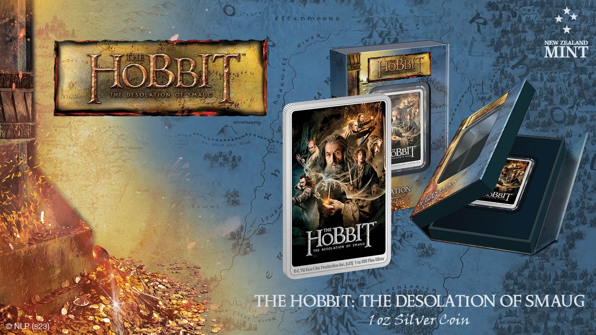 (W160.2.D.2023.30-01520) 2 $ Niue 2023 1 oz Proof silver - The Hobbit - The Desolation of Smaug (blog) (zoom)