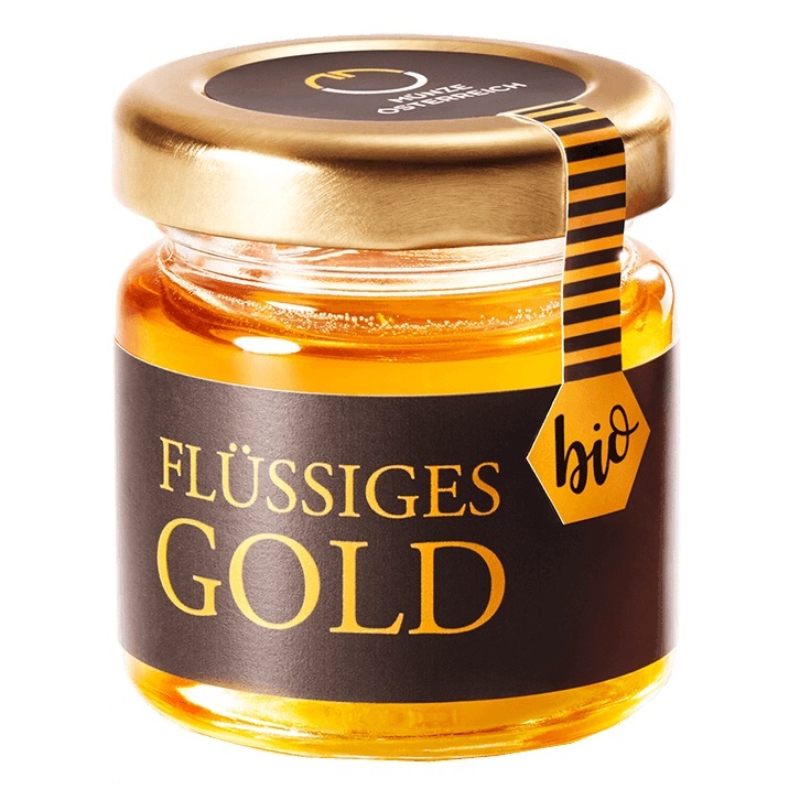 (Münze.Ö.24319) Austrian Mint 250 grams honeypot Liquid Gold organic honey (zoom)