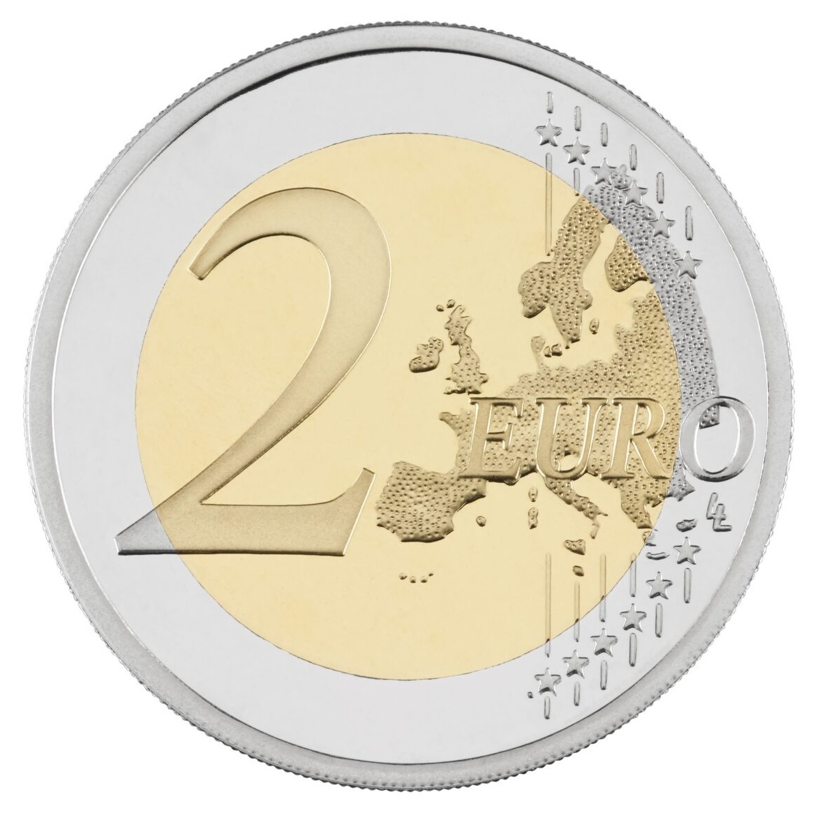 2 euro commemorative coin Croatia 2023 BU - Introduction of the euro as the official currency of Croatia Reverse (zoom)