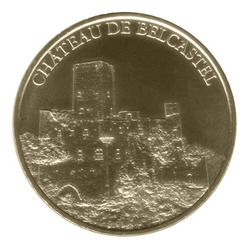 (MdP.memory.token.2012.CuAlNi-1.1.16.sup.000000001) Tourism token - Belcastel Castle Obverse (zoom)