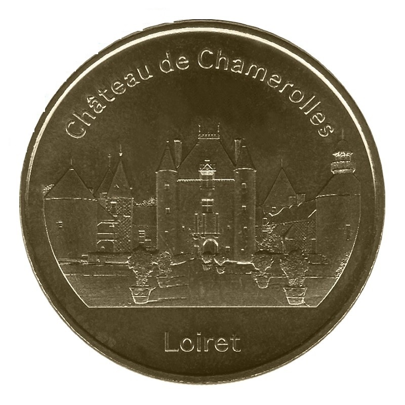(MdP.memory.token.2012.CuAlNi-1.1.19.7.sup.000000001) Tourism token - Chamerolles Castle Obverse (zoom)