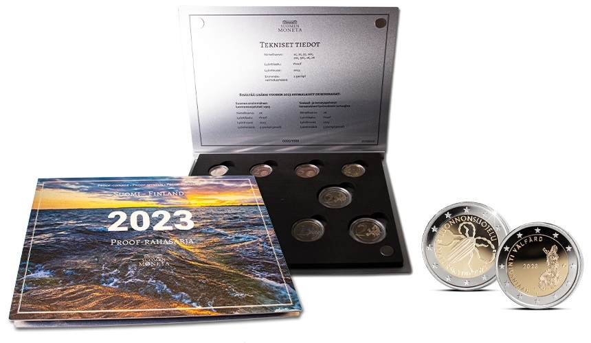 Proof coin set Finland 2023 (zoom)
