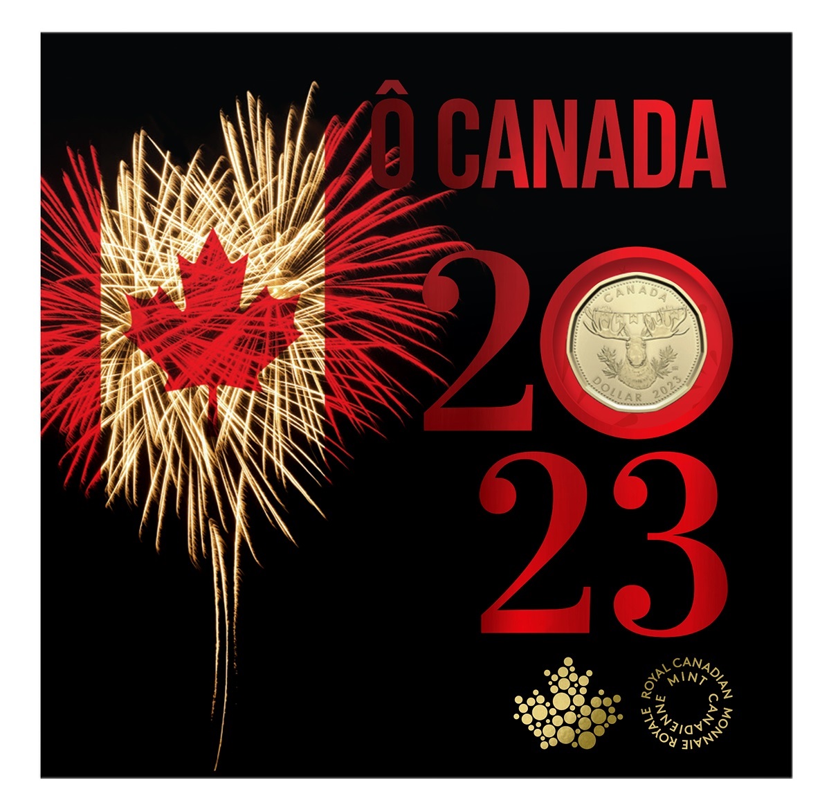 (W037.Unc.set.2023.205719) BU coin set Canada 2023 (O Canada) (zoom)