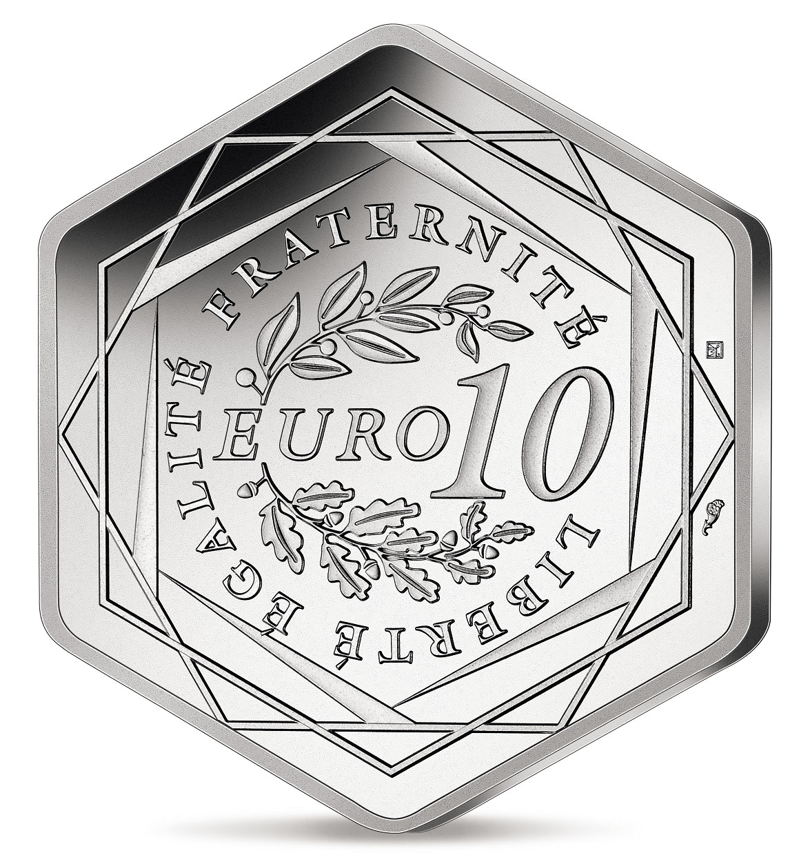 (EUR07.10.E.2024.10041377590005) 10 euro France 2024 silver - Paris Olympic Games Reverse (zoom)