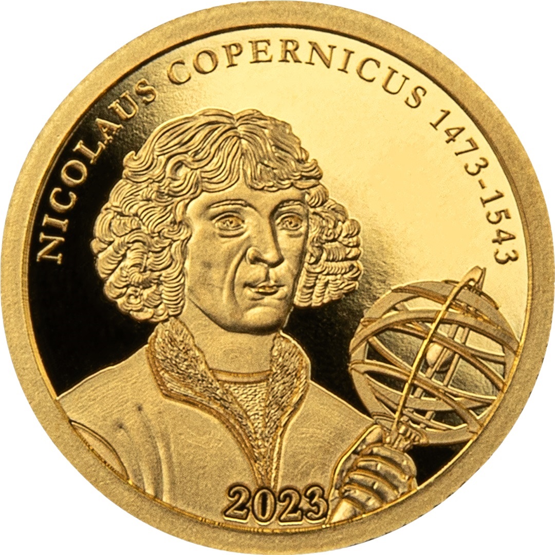 (W193.1.50.Tala.2023.0,5.g.Au.3355930116) 50 Tala Samoa 2023 half gram Proof gold - Nicolaus Copernicus Reverse (zoom)