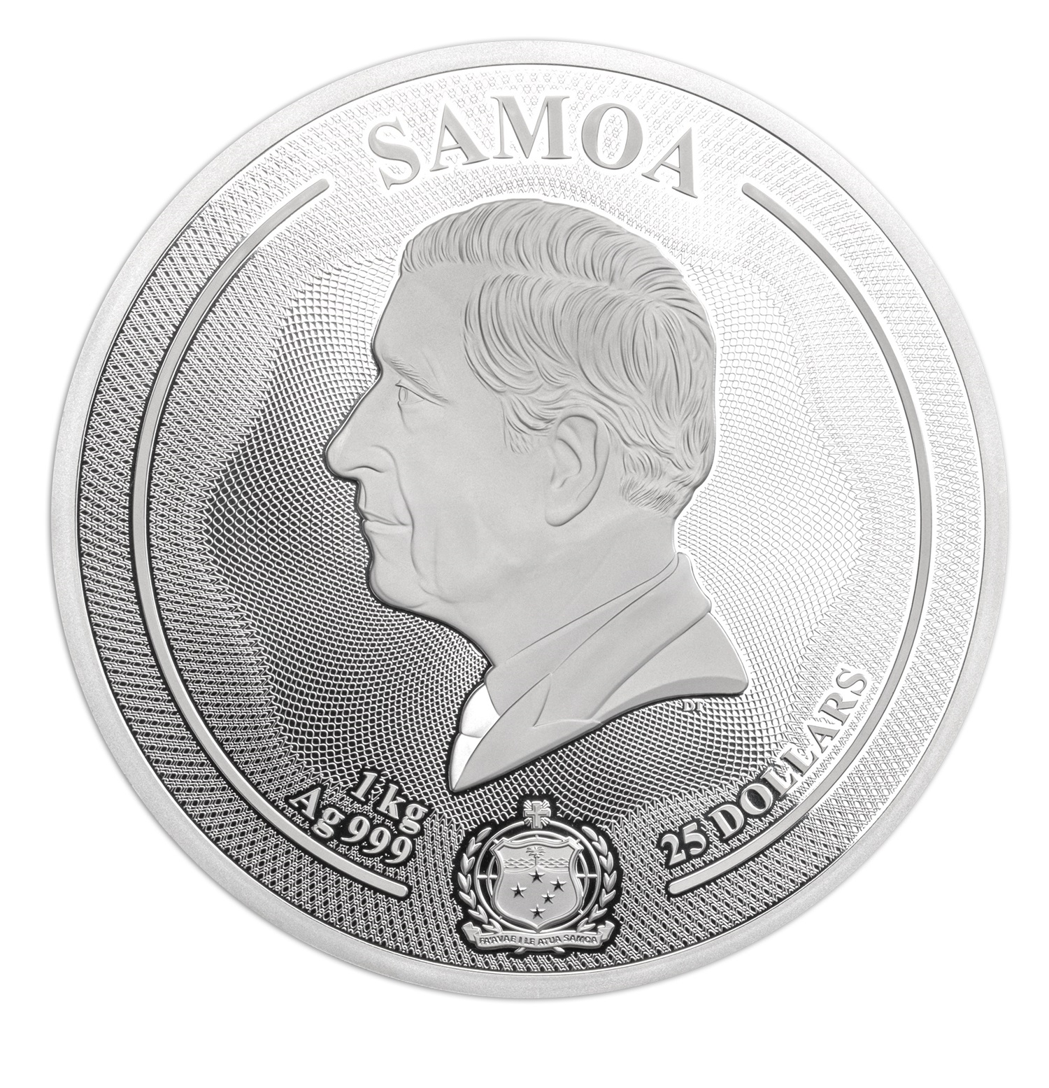 (W193.1.25.D.2024.1.kg.Ag.1550910111) 25 Dollars Samoa 2024 1 kilogram Proof silver - Fox Obverse (zoom)