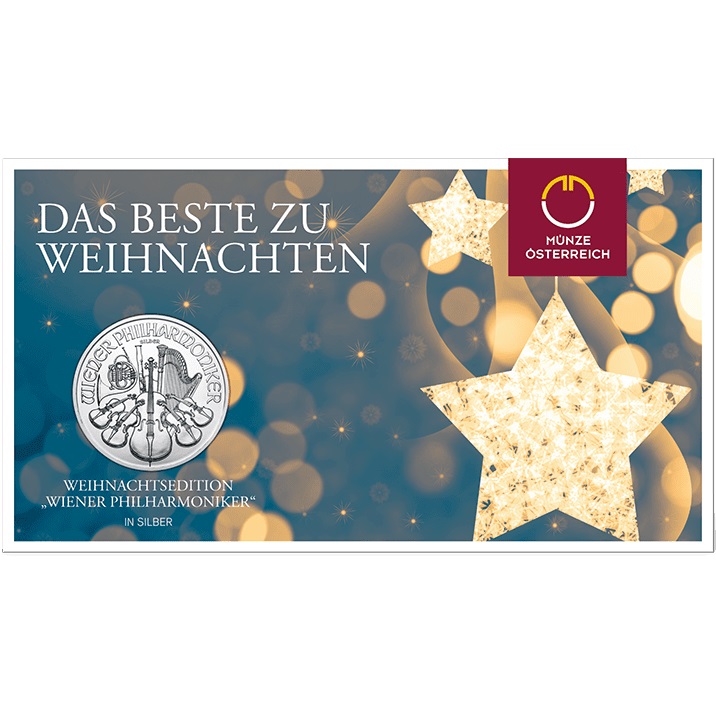 (EUR01.Unc.2023.26774) 1 € and a half Austria 2023 1 oz fine silver - Vienna Philharmonic (blister) (zoom)