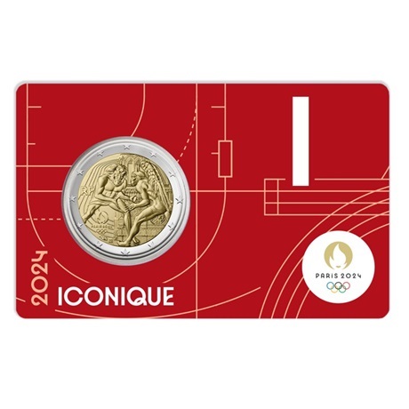 2 euros commémorative FRANCE 2021 - Jeux Olympiques Paris 2024