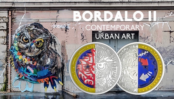 (EUR15.Proof.2023.1026001) 10 euro Portugal 2023 Proof silver - Bordalo II (blog) (zoom)